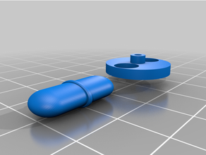 magnétique agitateur pilule bar mixer remuer cylindre DIY 3d print model - Mito3D