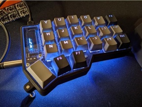 crkbd case mechanical keyboard 3d print model - Mito3D