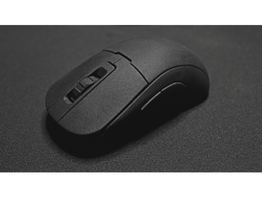 rs-a s2 wireless mod tryout shell diy mouse 3d print model - Mito3D