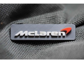 McLaren logo Insignia señales logos 3d print model - Mito3D
