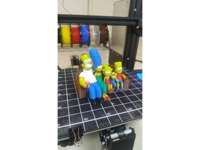 simpsons multi filament modèles multicolore 3d print model - Mito3D