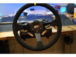 g27 adapter shiftlights logitech mono sparco steering wheel 3d print model - Mito3D