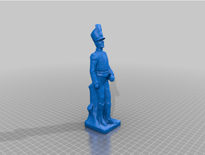 toy soldier reinforced arm props agatha christie theater 3d print model - Mito3D