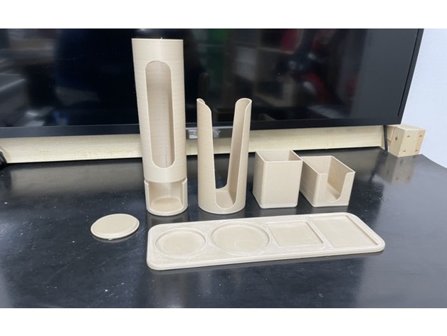konsol kafe mutfak yemek kapsül Fincan Kulp destek modo mio Porta Gözlük şablon 3D print model - Mito3D