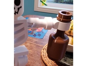 minifig figura grande botella juguetes juegos Lego compatible 3d print model - Mito3D