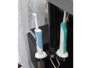 elektrik diş fırçası Kulp destek Ikea masa bacak ek dosya banyo 3d print model - Mito3D