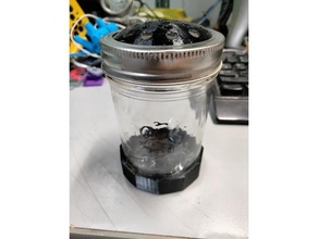 mason jar salt pepper shakers kitchen & dining shaker 3d print model - Mito3D
