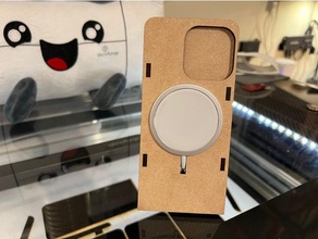 laser cut iphone 13 pro magsafe stand mobile phone iphone stand lasercut magsafe magsafe stand