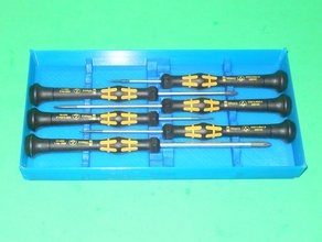 wera micro screwdriver stackable tray tool holders & boxes kraftform 3d print model - Mito3D