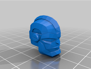 transformers kingdom rhinox head upgrade model robots wfc 3d print model - Mito3D