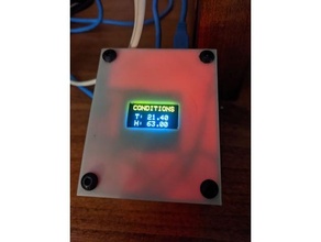 temperatura umidità stazione 3d stampa arduino dht11 metereologico 3d print model - Mito3D