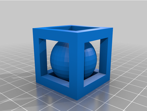 cube square 3d printing tests 3d print model - Mito3D