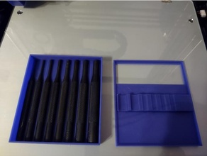 pin punch tray harbor freight 8 piece set tool holders & boxes 32959 56384 93424 case holder pittsburgh 3d print model - Mito3D