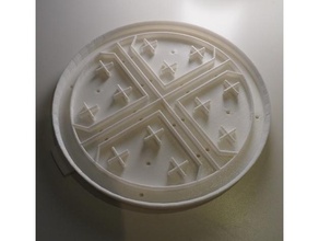 molde pan eucaristía stico camino neocatecumenal Arte herramientas 3d print model - Mito3D