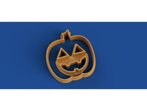 pumpkin cooky cutter kitchen & dining cookie halloween 3d print model - Mito3D