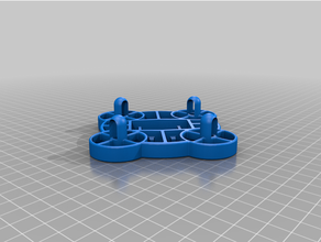 stronk whoop v1 frame vehicles bwhoop b-03 quadcopter tiny 3d print model - Mito3D