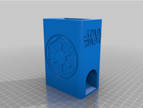 Estrela guerras logotipo dados torre 3d print model - Mito3D