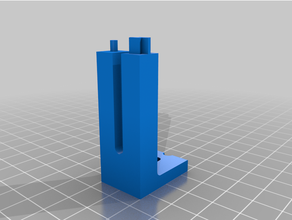 guia filamento encaje vello paraca arboles azul 3d impresora accesorios guía rail 3d print model - Mito3D