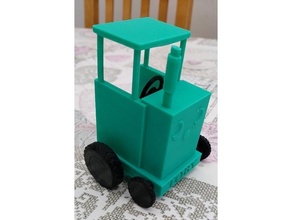 toby trator veículos crianças 3d print model - Mito3D