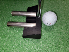 akula putter sport & outdoors golf head 3d print model - Mito3D