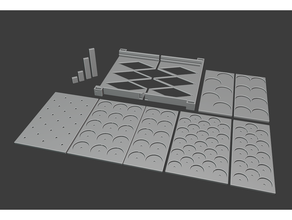 remix - mini storage containers shelf tray 3d print model - Mito3D