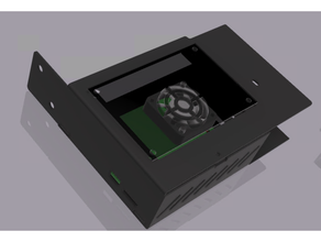 ender 3 v2 mainboard case flip version 3d printer parts 3d print model - Mito3D