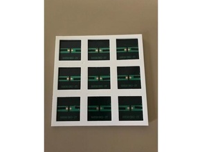 50 mm solar célula cuadro electrónica panel 3d print model - Mito3D