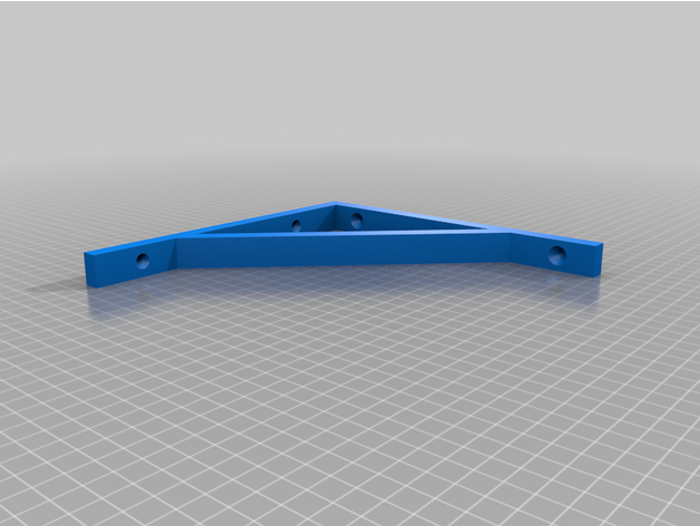 shelf angle bracket household 3D print model - Mito3D