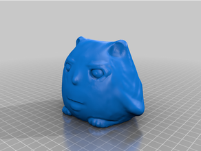 kızgın Evcil Hayvan heykeller hayvan baykuş 3d print model - Mito3D