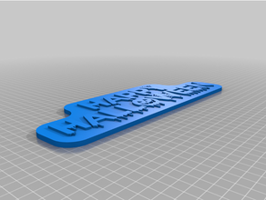 feliz Bruxas conduziu placa 3d impressão 3d print model - Mito3D