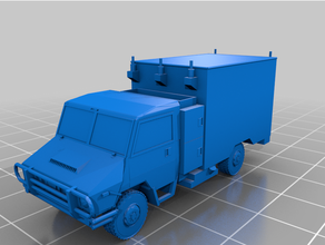 lsvw cp 3d printing army caf canadian command post military radios signaller signals truck 3d print model - Mito3D