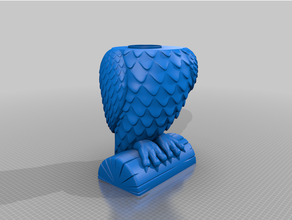 bl baykuşlar şişe kapatıcı heykeller 3d print model - Mito3D