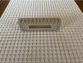 elegant Abfahrt Bretter Anzeige Rahmen Lego 3d print model - Mito3D