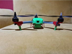 folding tricopter vehicles 3d print model - Mito3D