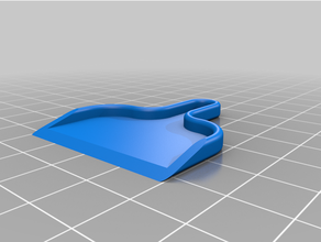 mini dust pan scraper hand tools dustpan 3d print model - Mito3D