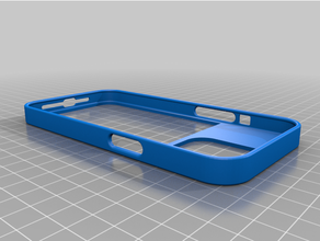 iphone 13 pro bumper case mobile phone 3d print model - Mito3D