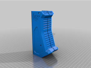 angled pump grip magnus masterkey toy & game accessories 3d print model - Mito3D