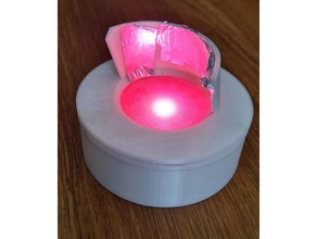 LED palet gel monter art lumière éclairage Cadre uplight 3d print model - Mito3D