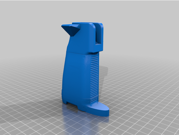 frankenstein precision vertical ar grip parts ar15 pistol 15 3D print model - Mito3D