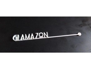 glamazon cocktail agitatore cucina cenare 3d print model - Mito3D