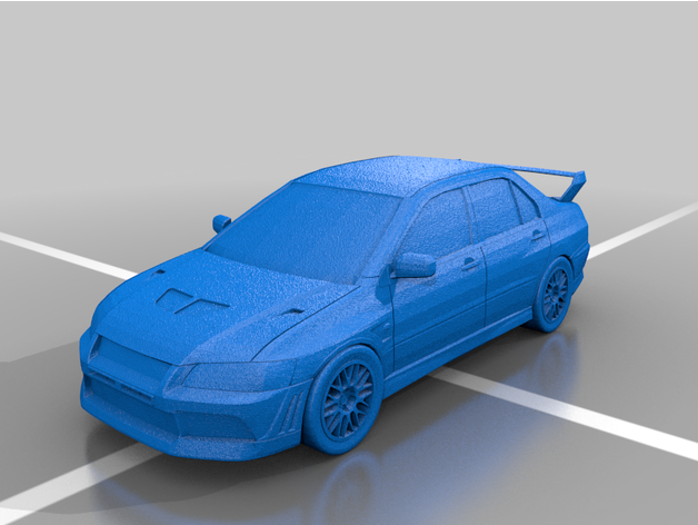 mitsubishi lancero evolución vii vehiculos evo 7 gsr 3D print model - Mito3D