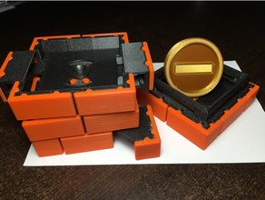mario moneda rompecabezas cajas juguete juego accesorios 3d print model - Mito3D
