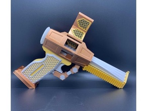 alexia harmon's energy blaster defender cosplay prop props apex legends wingman book challenging print accessory weapon crystal han solo sculptures 3d print model - Mito3D
