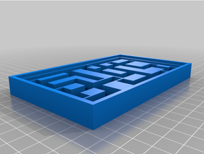 bb Labirinto jogos bbs mármore enigma 3d print model - Mito3D