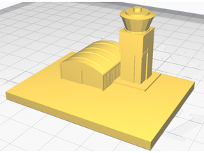 miniature airport wargaming toys & games 3d print model - Mito3D