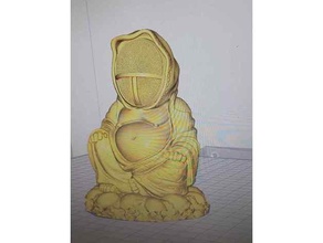 calamaro gioco buddha arte 3d print model - Mito3D