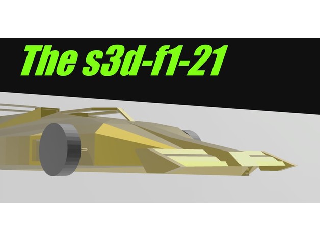 s3d f1 21 Automobil 3D print model - Mito3D