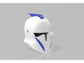 medieval arco Soldado capacete adereços 3d print model - Mito3D