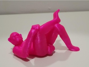 Roi kong balles statue sculptures drôle singe noisettes 3d print model - Mito3D