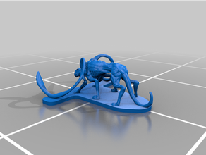 deslocador fera brinquedos jogos 132 bestiário diorama masmorras dragões monstro suporte interpretação papéis escala modelo 3d print model - Mito3D